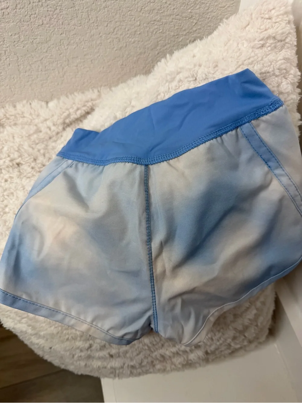 Nike girl Light Pink Athletic Shorts with Bright Pink Trim
